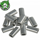 Алюминиевые обжимные трубки MADCAT® ALUMINUM SLEEVES - 1.0mm / 16 шт.