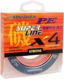 Леска плетеная Kosadaka Super Pe X4 Orange 150м 0,10мм, 3,2кг