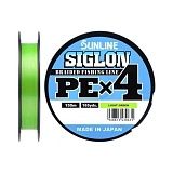 Плетеный шнур Sunline SIGLON PEх4 Light Green 150m #1/16lb  0.171mm/7.7kg