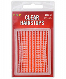 Стопоры для насадок E-S-P Hair Stops Small - 6mm - Clear - 200шт.