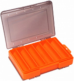 Коробка Kosadaka TB-S31E 14*10.5*3см для воблеров, двухсторонняя, оранжевая