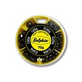 Грузила-дробинки Delphin Soft Lead Shots 70g S Yellow box