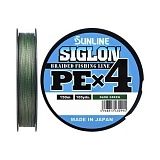 Плетеный шнур Sunline SIGLON PEх4 Dark Green 150m #1.5/25lb  0.209mm/11kg