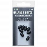 Бусины утяжеленные E-S-P Tungsten Loaded Balance Beads - Small / 0,3g / Silt Grey / 8шт.