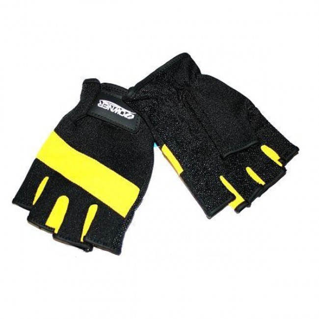 Перчатки Owner / C'ultiva без пальцев, желтые р.M