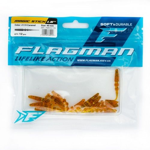 Виброхвост Flagman Magic Stick 1.6" #119 Caramel