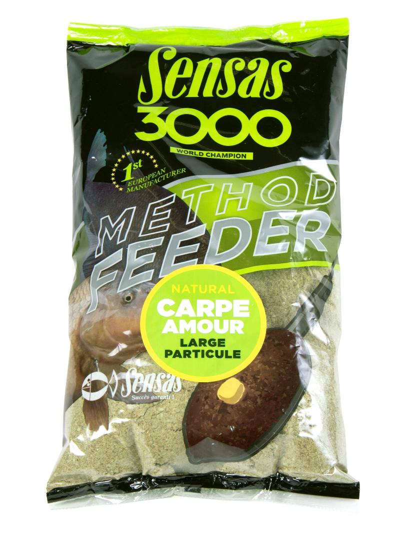 Прикормка Sensas 3000 METHOD FEEDER Grass Carp 1кг