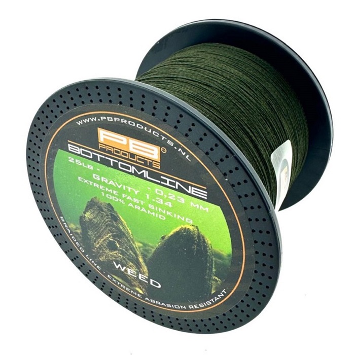 Леска плетеная PB PRODUCTS BOTTOM LINE / 500m - Weed / 0.23mm / 11,3kg Леска плетеная PB PRODUCTS BOTTOM LINE / 500m - Weed / 0.23mm / 11,3kg