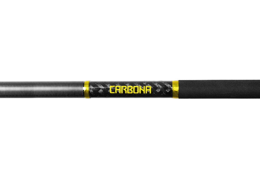 Ручка для подсачека DELPHIN CARBONA Tele Handle / 180cm - 2 parts. Фото N3