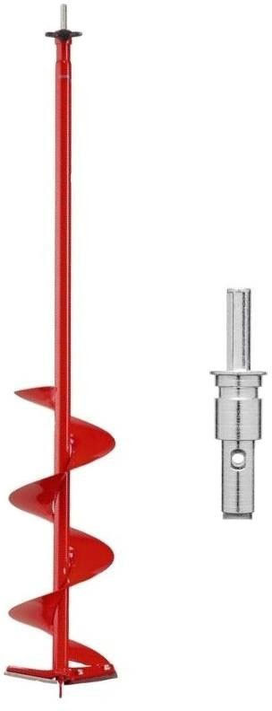Шнек Mora Ice Easy Cordless для шуруповёрта (150мм) с прямыми ножами и адаптером 18мм.