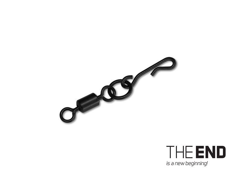 Вертлюг с кольцом и застежкой Delphin THE END Q-Cast - 10 шт. Вертлюг с кольцом и застежкой Delphin THE END Q-Cast - 10 шт.