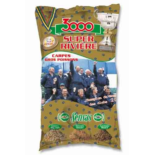 Прикормка Sensas 3000 Super Riviere Carp 1Кг Прикормка Sensas 3000 Super Riviere Carp 1Кг