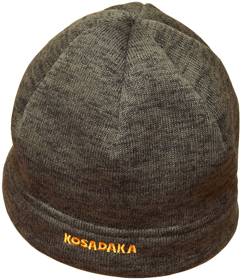 Шапка Kosadaka "Universal" вязанная мех меланж коричневая