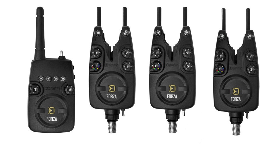 Комплекты сигнализаторов поклевки Delphin FORZA Alarm Set - Multicolor / 3+1 Комплекты сигнализаторов поклевки Delphin FORZA Alarm Set - Multicolor / 3+1