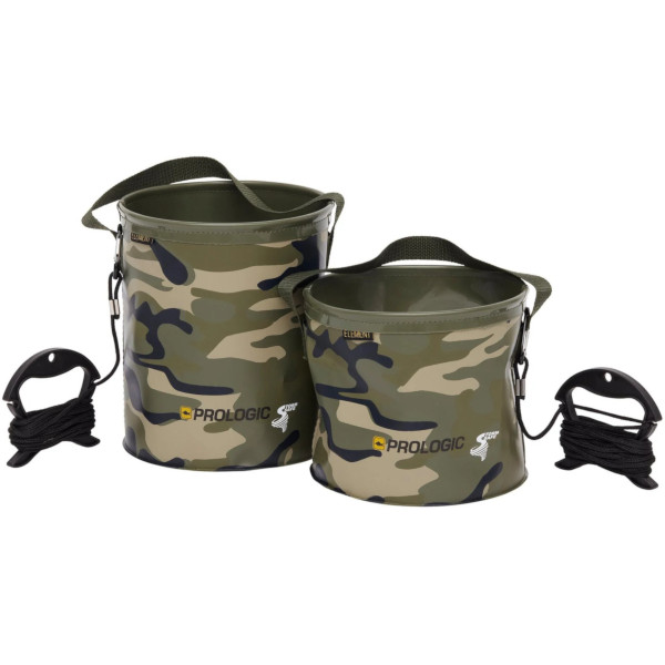 Мягкое ведро с веревкой PROLOGIC ELEMENT 100% EVA Water Bucket - MEDIUM / 6.2l - Camo Мягкое ведро с веревкой PROLOGIC ELEMENT 100% EVA Water Bucket - MEDIUM / 6.2l - Camo