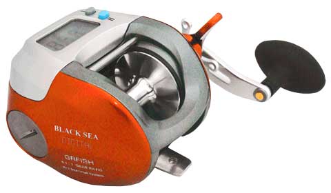 Катушка мультипликаторная GRFISH Black Sea Digital. Фото N2 Катушка мультипликаторная GRFISH Black Sea Digital. Фото N2