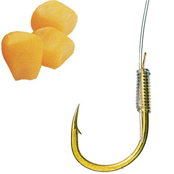 Поводок SAENGER Specitec CORN / №6 / 0.20mm / 60cm / Gold - 10шт.