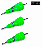 Полавок UNI CAT Power Cone Lifter / 7.5g / Fluo Green - 3шт. Полавок UNI CAT Power Cone Lifter / 7.5g / Fluo Green - 3шт.
