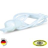 Силиконовые приманки IRON TROUT DUCK FRINGE 3см цв. Shine'a White - 8шт.