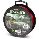 Леска фидерная SAENGER Sensitec FEEDER 0,26mm / 6,55kg / 400m - Red