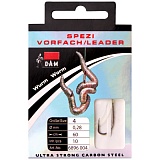 Поводок DAM SPEZI WORM Rig 60cm / 10pcs