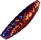 Приманка силиконовая Kosadaka MAGGOT 30мм, банка (10шт), запах сыра, цв.RB