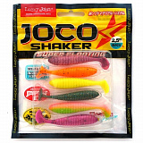 Виброхвосты съедобные LJ Pro Series JOCO SHAKER 2.5in(06.35)/MIX 6шт.