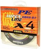 Леска плетен. Kosadaka "SUPER LINE PE X4" 300м, цв. multicolor 0.18мм 10,1кг