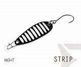 Блесна колеблющаяся Delphin STRIP Spoon / 2,0g - NIGHT
