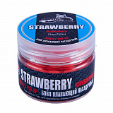 Бойлы насадочные плавающие Sonik Baits STRAWBERRY Fluo Pop-ups 14 мм 90мл (Клубника)