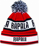 Шапка RAPALA с помпоном - черная с красным