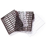 Стопоры для насадок DELPHIN Pellet Holder Mix / Brown, Clear - 252шт.