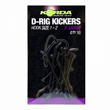 Лентяйка Korda Kickers D-Rig Green Extra Large для крючка №1-2