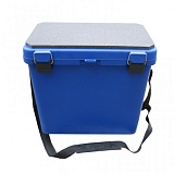 Ящик зимний односекционный Тонар, пластиковый 380х320х260 см 19 л, синий
