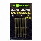 Конус для безопасной клипсы Korda Safe Zone Rubbers Clay 10 шт