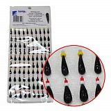 Мормышки литые УРАЛКА с бисером разм.2 50шт набор