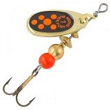 Блесна Mepps COMET BLACK FURY OR FLUO ORANGE №1 3,5гр