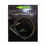 Готовый монтаж Korda Dark Matter Leader Hybrid Lead Clip Weedy Green 40lb 1м