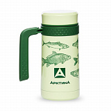 Термос-кружка АРКТИКА с руч. зелен. 412 0.5л