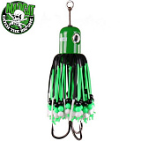 Блесна вертикальная MADCAT® CLONK TEASER THE ORIGINAL Treble Hook №2/0 - 100g - GREEN