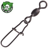 Вертлюг с застежкой MADCAT® POWER SWIVELS + SNAP - 140kg / 5 шт.