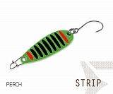 Блесна колеблющаяся Delphin STRIP Spoon / 2,0g - PERCH