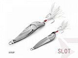 Блесна колеблющаяся DELPHIN SLOT Hook №4 / 7cm / 15g - WAMP