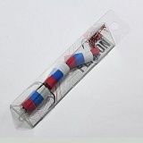Приманка джиговая PENNON 130 упаковка 5шт крас./син./бел