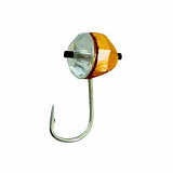 Мормышка вольфрамовая Lucky John КРУГЛАЯ гранёная с отв..кембр. и Swarovski 040