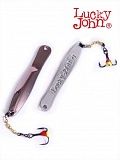 Блесна вертикальная зимняя Lucky John WALLE с цепочкой и тройником  50мм CS блистер