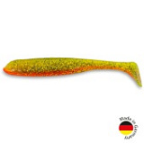Виброхвост IRON CLAW Moby Softbaits SLIM JIM UV Non Toxic / 13cm / Motoroil Japan Red Innercore