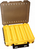 Коробка Kosadaka TB-S31C-Y, 20*17.5*5см для воблеров, двухсторонняя, жёлтая