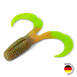 Твистер IRON CLAW Moby Softbaits CURLY ONE Non Toxic / 12cm / Motoroil Chartreuse Твистер IRON CLAW Moby Softbaits CURLY ONE Non Toxic / 12cm / Motoroil Chartreuse