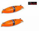 Поплавок с 4 шумовыми капсулами UNI CAT Quattro Rattle Subfloat / 15g / Fluo Red - 2шт.